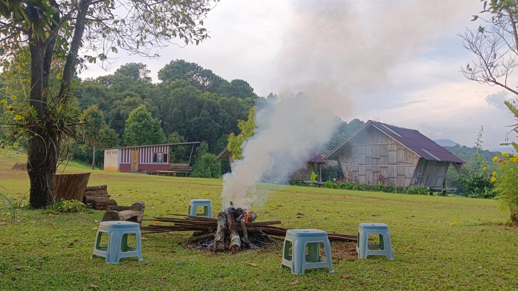 ไร่นิธิสุนทร Nithisoonthon Farmstay Mae Hong Son Exterior foto